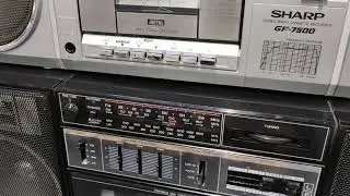 SHARP GF-7500, FISHER PH 700L and SONY cassette player/recorder