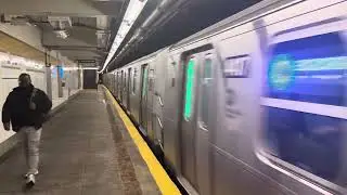 R211A (C) Local Train Entering Nostrand Ave