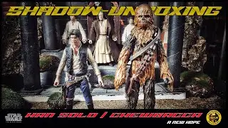 🔥​ HAN SOLO & CHEWBACCA 🔥 ​( A NEW HOPE ) SHADOW-UNBOXING #starwars #blackseries