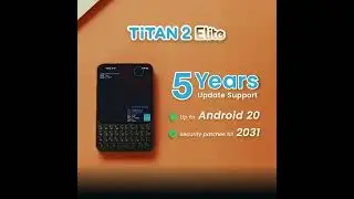 Unihertz Titan 5 Years of Updates! #shorts