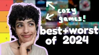 🐉 ranking every game I played in 2024 | a cozy/narrative/rpg tier list 🐉