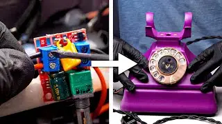 From Vintage Dial Phone To Custom Made Night Lamp | Remake Project