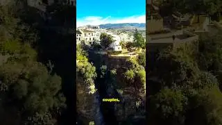 A Town Suspended Over A 300-ft Gorge?! 😳🇪🇸 #Ronda #hiddengems #travel #travelshorts