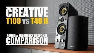 Creative T100 и Creative T40 Series 2 || Сравнение звука и частотных характеристик