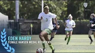 Eden Hardy is Oregon's 2021-22 female Tom Hansen Medal winner