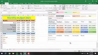 How to Create Styles to Format Data in Excel Lecture 44
