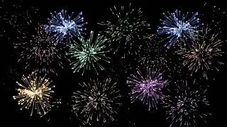4K HD Fireworks with Alpha Channel - Free Video Overlay