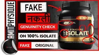 FAKE ON Gold Standard 100% Isolate | FAKE Gold Standard Isolate Vs Genuine