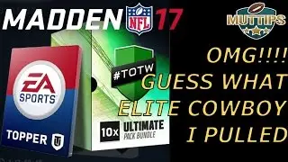 TOTW 10 Pack Bundle Opening - Madden Ultimate Team 17 Packs