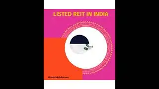 Listed Real Estate Investment Trust | Listed REIT in India #shorts #youtubeshorts