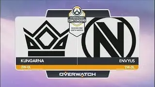 Kungarna vs EnVyUs (Part 2) | OW Contenders Season One: North America