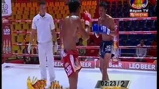 Khmer Boxing at Bayon TV 14/Feb/2015