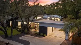Modern Mid-Century Luxury Home Tour | 1600 Barton Hills Drive, Austin, TX, 78704
