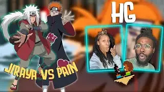 MY WIFES FIRST TIME WATCHING JIRAIYA VS PAIN | Naruto | REACTION | EP 18