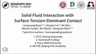 [SIGGRAPH 2021] Solid-Fluid Interaction with Surface-Tension-Dominant Contact