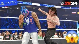 Dominik Mysterio & Santos Escobar Attack Rey Mysterio & Dragon Lee - WWE 2K24 Gameplay | PS5
