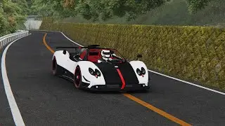 Assetto Corsa (PC) - Randomized Pagani Zonda F Roadster Sprint Hotlap at Usui Pass