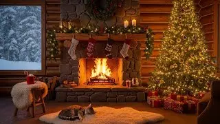 Far Away Hygge 2: Cozy Winter Ambiance | Fireplace & Relaxing Music for Christmas & New Year ☕🕯️