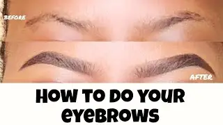How to: Quick and easy eyebrow tutorial | beginner friendly