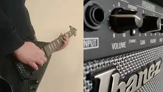 IBANEZ TB15 15W Amp Test - METALLICA solo/riffs