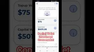 Copital Wallet Balance investment Cross market New Trading fund #crossmarket #botalpha #cryptocurr