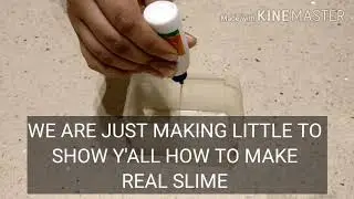 How to make slime in lockdown.