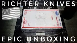 Richter Knives 105: распаковка чудовищного ножа! (нож-ломтерезка ZT 0562 MICARTA HINDERER в исполнении Magnacut)