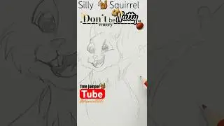 Easy cartoon head. Super funny squirrel   . Learning drawing. #drawing #cartoon #mesaman5000 #comics
