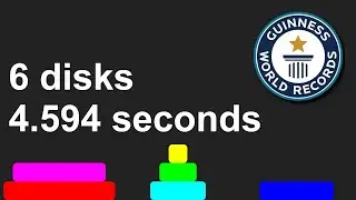 Beating the Towers of Hanoi World Record
