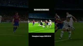 Barcelona vs Intermilan || UCL 2009/2010 || Pique Goal || #intermilan #barcelona #ucl #pique