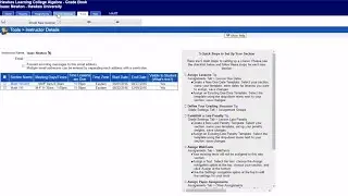 Instructor Tutorial: Prepare for a Term - New Users