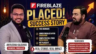 From Classroom to Career: Yashodhan&rsquo;s AI Journey with Fireblaze AI Edu 🚀| Fireblaze AI Podcast Ep. 2