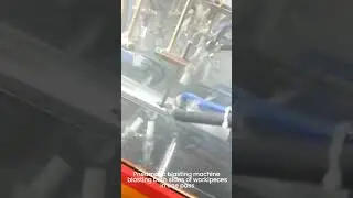 🎥 BlastKing Sandblast Machine with Two Units of Blasting Guns(Top Side & Bottom Side)