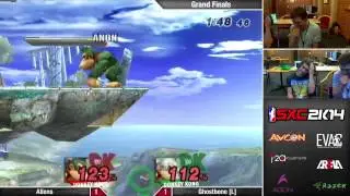 SXC2K14 - SSBB 1-Stock - Allens (Green DK) vs Ghostbone (White DK) - Grand Finals