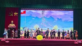 Hoạt cảnh tái hiện các nét đẹp văn hóa dân tộc hmong 