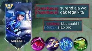 Ketika Party Darksystem Feeder Semua! Ruby Mode R7 + Flaptzy Kudu Di Aktifin! Pertaruhan MMR