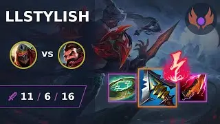 [ LLStylish ] Zed JUNGLE vs Graves | NA MASTER | LOL Season 2024