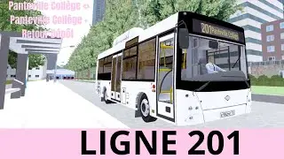 Proton Bus Simulator : Ligne 201 entre Panteville Collège et Panteville Collège (+ Retour Dépôt)