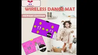 Stay-at-home Wireless HDMI double player dance mat/dance pad