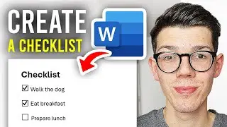 How To Create A Checklist In Word - Full Guide