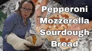 The Best Sourdough Starter Discard Recipe: Pepperoni Mozzarella Bread