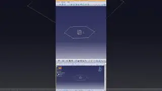 CATIA honeycomb structure design #engineering #design #3dmodeling #tutorial #shorts #shortsvideo