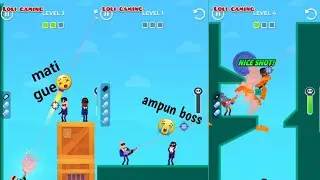 Headshot musuh sampe copot pala nya🤣🤣🤣 game hitmasters | loli gaming