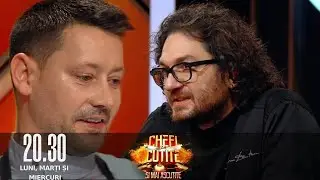 Gabriel a izbucnit în lacrimi de față cu Irina Fodor, în culisele Chefi la cuțite