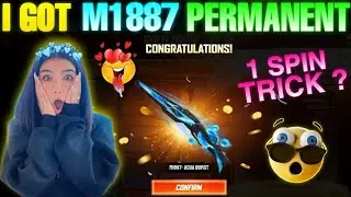 GOLD DRAW EVENT FREE FIRE | PERMANENT M1887 SKIN  | GOLD DRAW EVENT | ONE SPIN TRICK .