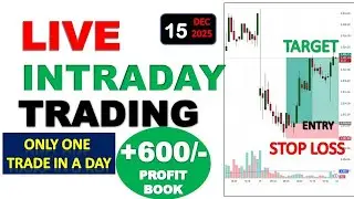 Live Intraday Equity Trading | ₹600 Profit Booked Today | Full Transparency | Beginners Must Watch
