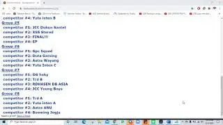 Live Drawing Group Stage JCC League Co-Op 2v2 Season 4 (Try Drawing)