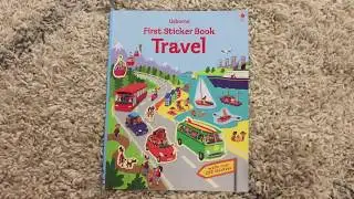 Usborne First Sticker Book Travel