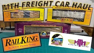 MTH Freight Car Haul Unboxing, Review, and Run Session