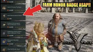 FARM HONOR BADGE NOW!! LEGEND OF YMIR